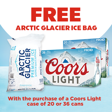 Coors Light + Arctic Glacier