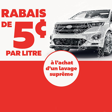 Promotion Essence + Lave-auto - Liste des magasins Couche-Tard