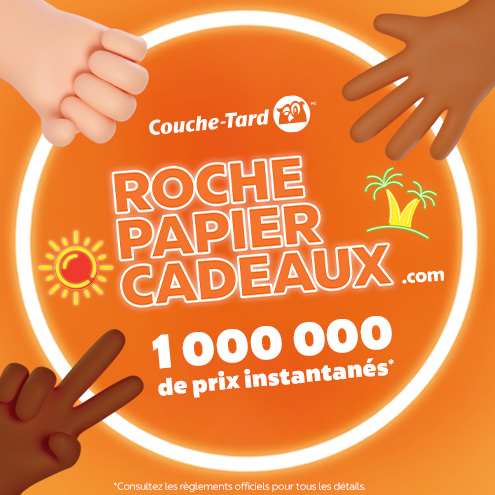 Roche Papier Cadeaux Couche-Tard