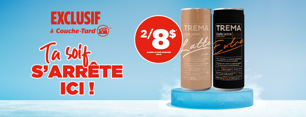 trema café latte nouveauté