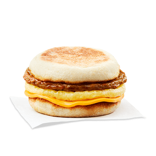 Sausage, Egg and Cheese English Muffin 